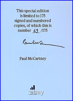 1964 Eyes of the Storm PAUL McCARTNEY SIGNED LIMITED EDITION 69/175 RARE + COA