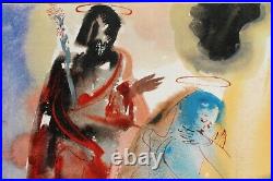 1967 DALI ORIGINAL Limited Biblia Sacra Christ Born of Mary SIGNED Framed COA