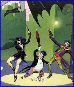 1989 Batman Golden Years Limited DC Hand Signed Bob Kane Coa Joker Robin Catwoma