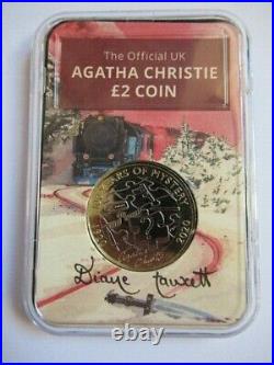 2020 Agatha Christie, Hand-Signed Capsule Limited Edition £2 coin, COA 174 of250