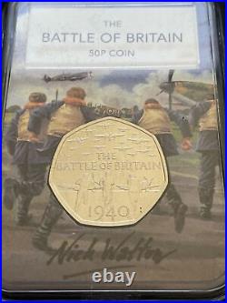 50 Years of the 50p Military Capsule Edition Set, Signed with COA, Limited Ed