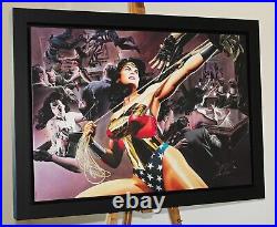 ALEX ROSS Limited Edition Print on Canvas'Wonder Woman Defender of Truth' +COA