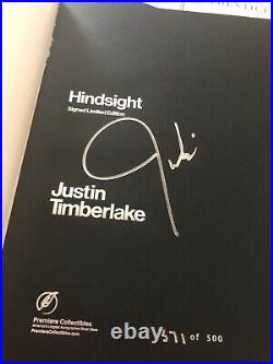 AUTOGRAPHED SIGNED Justin Timberlake Hindsight Book Numbered Limited + COA