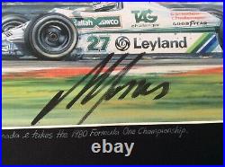 Alan Jones Genuine Limited Edition Signed Print With Coa