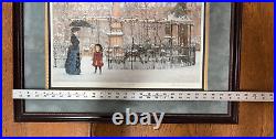 Alan Maley Signed Framed Limited Edition Print 277/750 Winter Carousel COA