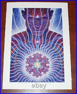 Alex Grey Art Print Mystic Eye S/# /250 Tool with COA Poster Psychedelic Third Eye