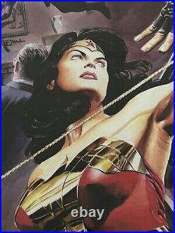 Alex Ross DC Comics Wonder Woman Defender of Truth Signed Framed Giclee Pint COA