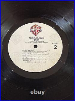 Alice Cooper Signed Dada 2018 Limited Edition Orange Swirl Color Vinyl Jsa Coa
