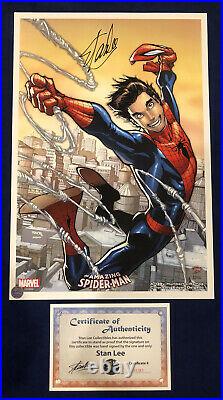 Amazing Spider-Man #1 Humberto Ramos Litho Signed by Stan Lee with COA! LIMITED