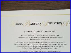 Anchors Aweigh Signed by Gene Kelly, Hanna Barbera COA Limited Edition Cel