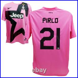 Andrea Pirlo Signed Juventus Limited Edition Soccer Jersey #21 with Beckett COA