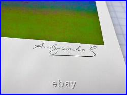 Andy Warhol 1985 Sunset signed and numbered print 219/250 with COA Fine Cond