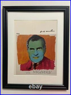 Andy Warhol Hand signed Print with COA (and Appraisal Report Optional)