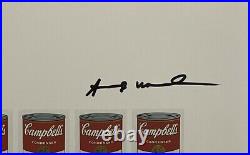 Andy Warhol Hand signed Print with COA and Appraisal Report Value of $5,289.00