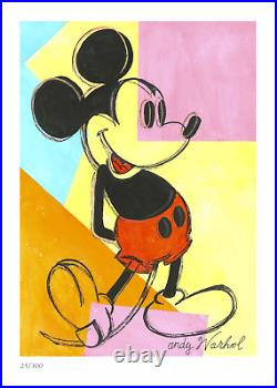Andy Warhol Mickey Mouse Collector Edition Signed/Numbered + COA (unframed)