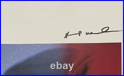 Andy Warhol, Orig. Hand-signed Lithograph + COA & Appraisal of $3,500