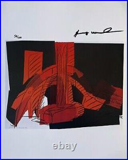 Andy Warhol, Original Hand-signed Lithograph with COA & Appraisal of $3,500