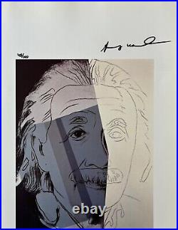 Andy Warhol, Original Hand-signed Lithograph with COA & Appraisal of $3,500