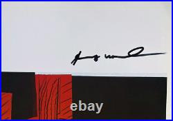 Andy Warhol, Original Hand-signed Lithograph with COA & Appraisal of $3,500