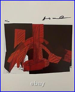 Andy Warhol, Original Print Hand Signed Litho with COA & Appraisal of $3,500
