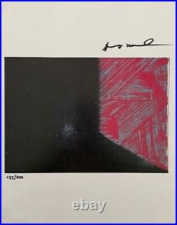 Andy Warhol, Original Print Hand Signed Litho with COA & Appraisal of $3,500