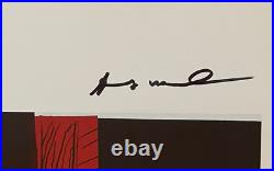 Andy Warhol, Original Print Hand Signed Litho with COA & Appraisal of $3,500