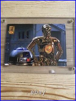 Anthony Daniels C3-po Signed Star Wars Limited Edition Large Card Slabbed Coa