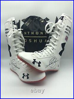 Anthony Joshua Framed Limited Edition Boxing Boot Private Signing AFTAL COA