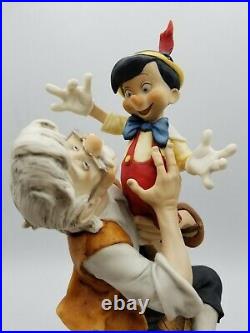 Armani Disney Pinocchio and Geppetto A Father's Love Limited Ed w COA