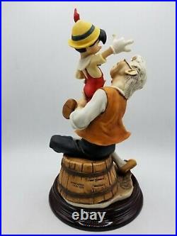 Armani Disney Pinocchio and Geppetto A Father's Love Limited Ed w COA