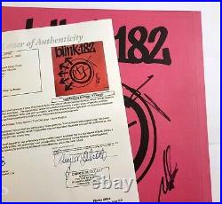 BLINK-182 ONE MORE TIME Limited Coke Vinyl LP SIGNED x3 JSA COA Letter Authentic
