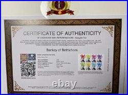 Banksy, Banksy of Bethlehem. Original, Limited Edition. Signed. Numbered. COA