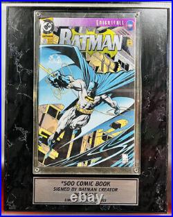 Batman # 500 Signed Bob Kane Limited 1993 # 431 (1993) DC Comics No COA Framed