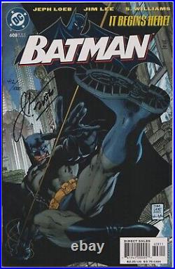 Batman #608 Dynamic Forces Set Signed Jim Lee & Jeph Loeb Df Coa Hush DC Comics