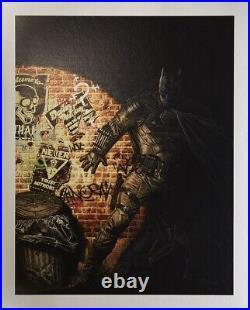 Batman Year One Lee Bermejo Metallic Paper Print Limited Edition Signed COA