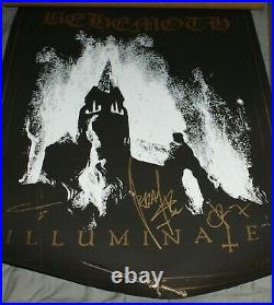 Behemoth Signed Illuminate Poster Limited Edition # Rare Proof Coa CD Lp Vinyl