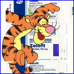Ben Frost TIGGER ON ZOLOFT Limited Edition of 50 Print SIGNED & embossed COA