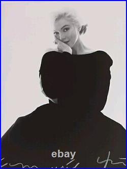 Bert Stern Marilyn Monroe In Black Dior Dress Vogue Limited & Signed & COA