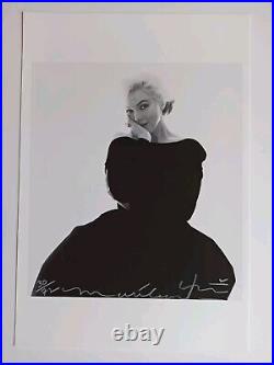 Bert Stern Marilyn Monroe In Black Dior Dress Vogue Limited & Signed & COA