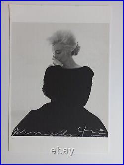 Bert Stern Marilyn Monroe In Black Dior Dress Vogue Limited & Signed & COA