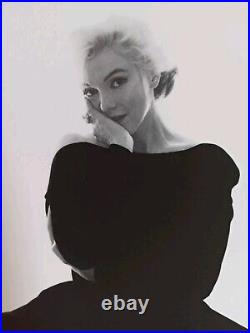 Bert Stern Marilyn Monroe In Black Dior Dress Vogue Limited & Signed & COA