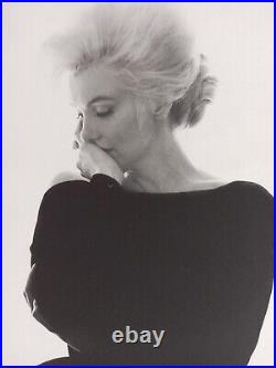 Bert Stern Marilyn Monroe In Black Dior Dress Vogue Limited & Signed & COA