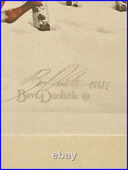 Bev Doolittle Sacred Ground Signed/numbered with COA in original folio Limited Ed