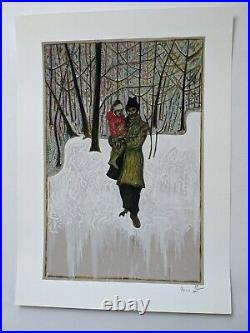 Billy Childish In The Frozen Meadow htf fine art print number with gallery COA