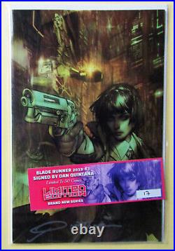 Blade Runner #1 Dan Quintana Cover Signed with COA Limited Edition 17/50 2019 NM
