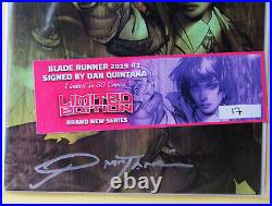 Blade Runner #1 Dan Quintana Cover Signed with COA Limited Edition 17/50 2019 NM