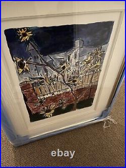 Bob Dylan Drawn Blank Series Sunflowers Limited Edition Signed Framed COA