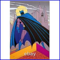 Bob Kane Batman Over Gotham DC 1989 Hand Signed Limited Edition Lithograph COA