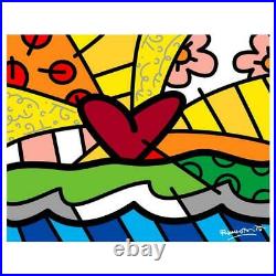Britto Forever Hand Signed Limited Edition Giclee on Canvas COA