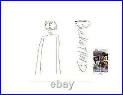 Buckethead Signed Limited #10 Vinyl Record Sketch Hand Drawn Artwork JSA COA
